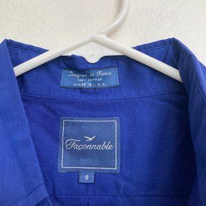 100% Cotton Faconnable Short Sleeve Shirt. Gently Used in Excellent Condition.